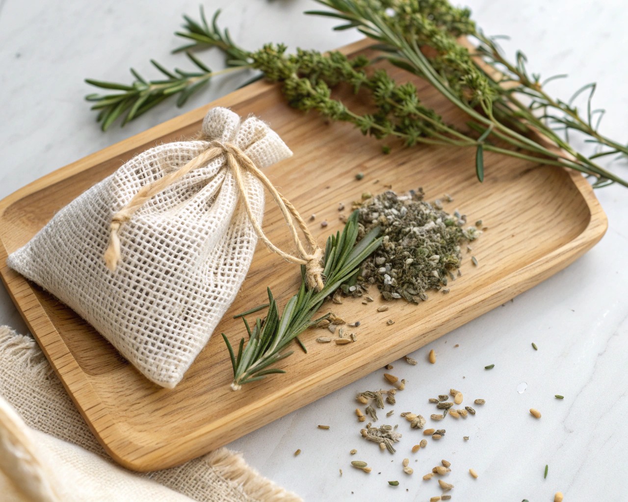 Explore the charming simplicity and multifunctional use of herbal sachets.