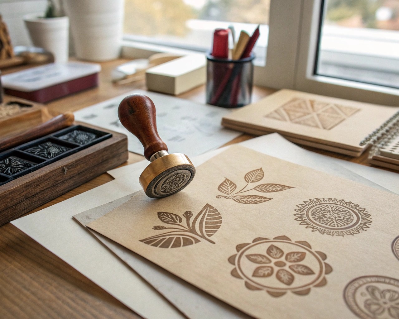 Roll out gift wrap and print with patience for the best results.