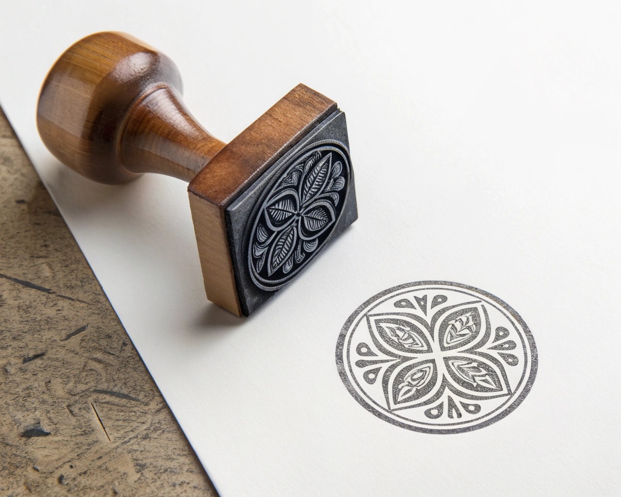 Step carefully through the stamping process to create intricate designs.
